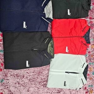 Puma Jackets in Black, Red, and White